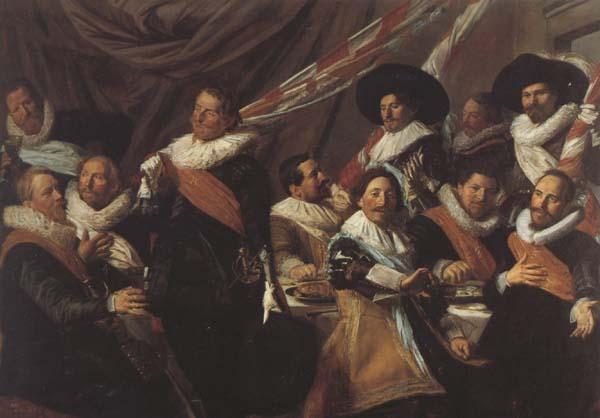 Frans Hals The Banquet of the St.George Militia Company of Haarlem  (mk45) Sweden oil painting art